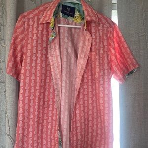 salmon hawaiian shirt
